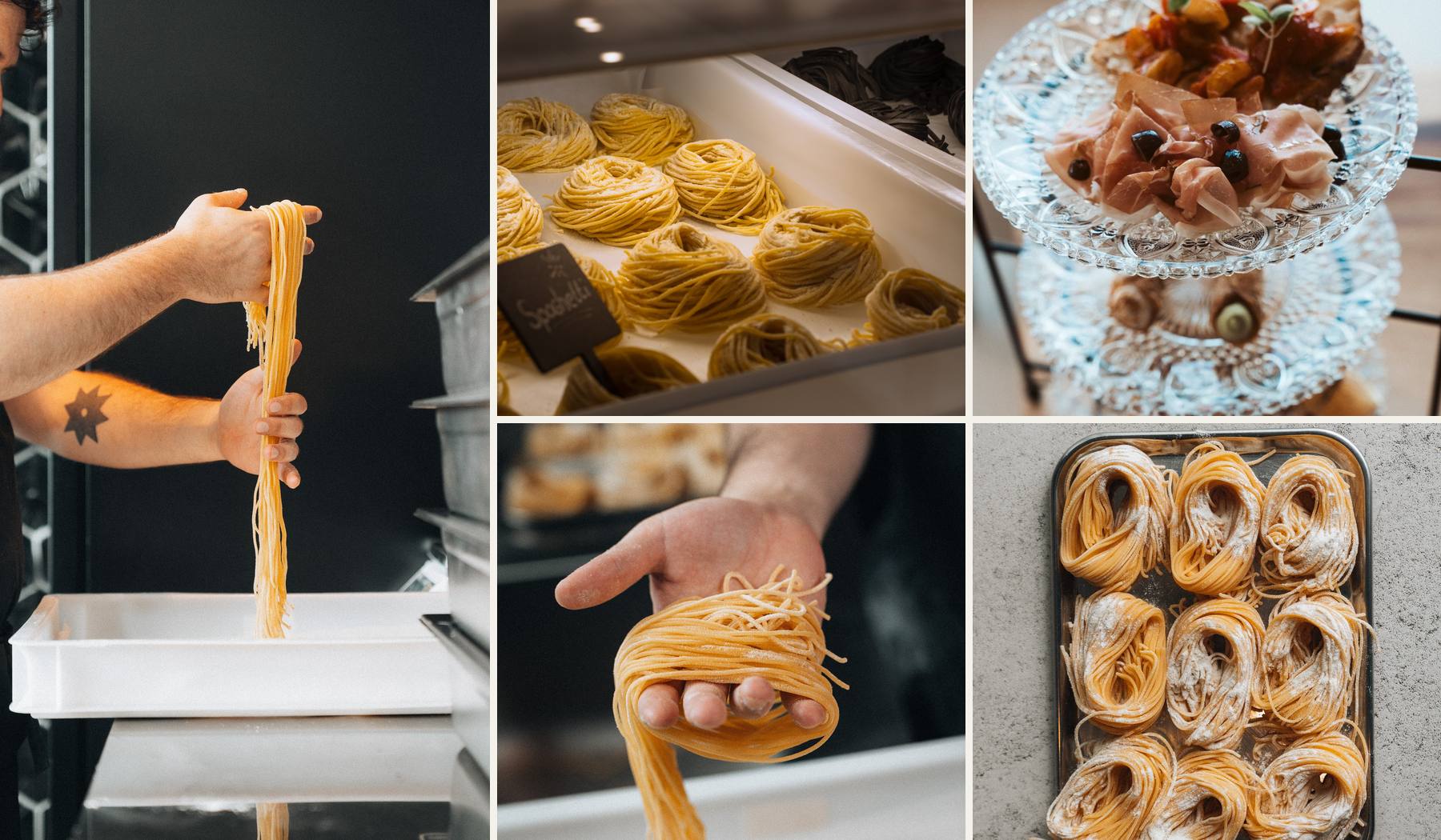 Verse pasta uit het eigen pastalab